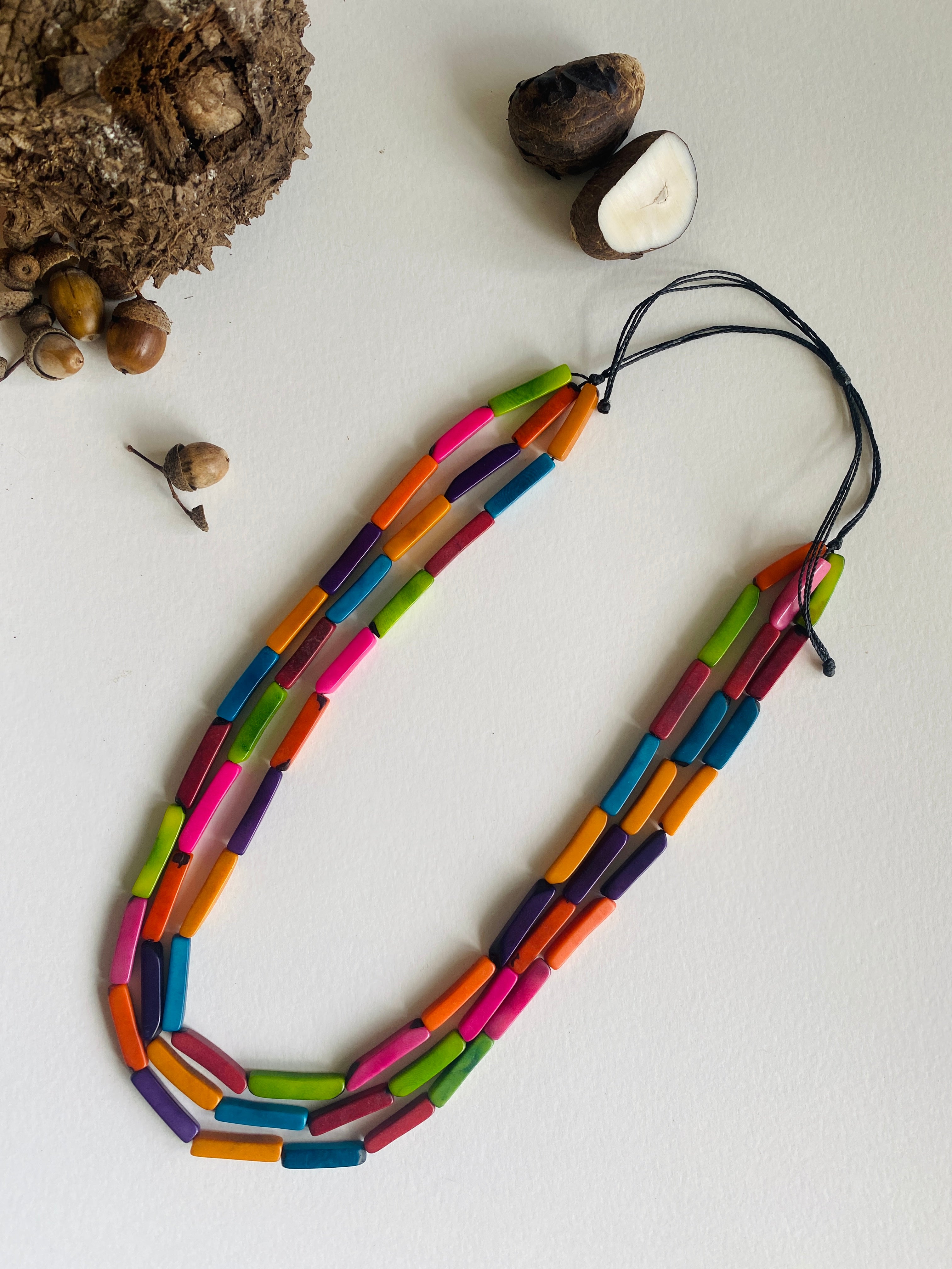 Multicolour Tagua Necklace